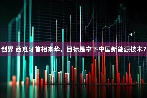 创界 西班牙首相来华，目标是拿下中国新能源技术？